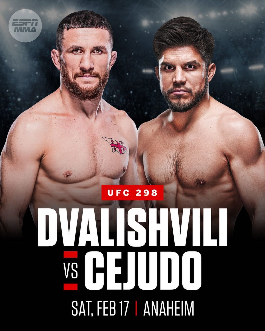 UFC 298 - Combat entre Henry Cejudo et Merab Dvalishvili le 17 février